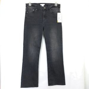 H&M Boot Cut & Denim Jeans Pants Black 8
